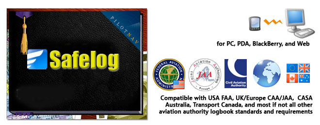 Safelog FAA and CAA/JAA Logbook
