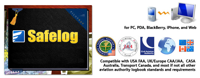 Safelog FAA and CAA/JAA Logbook