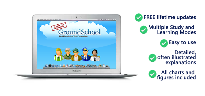GroundSchool FAA Knowledge test Prep for Mac