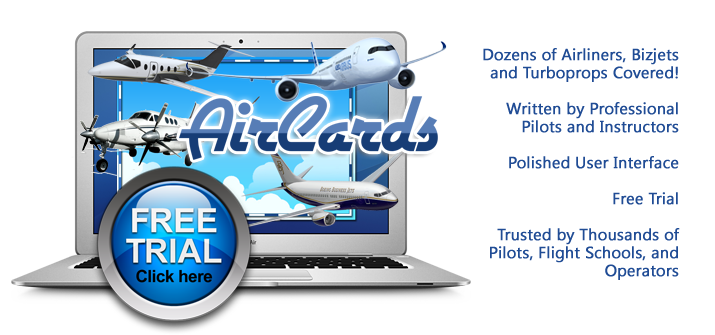 AirCards Aircraft Systems and Limitations Review Flashcards for Apple Mac™